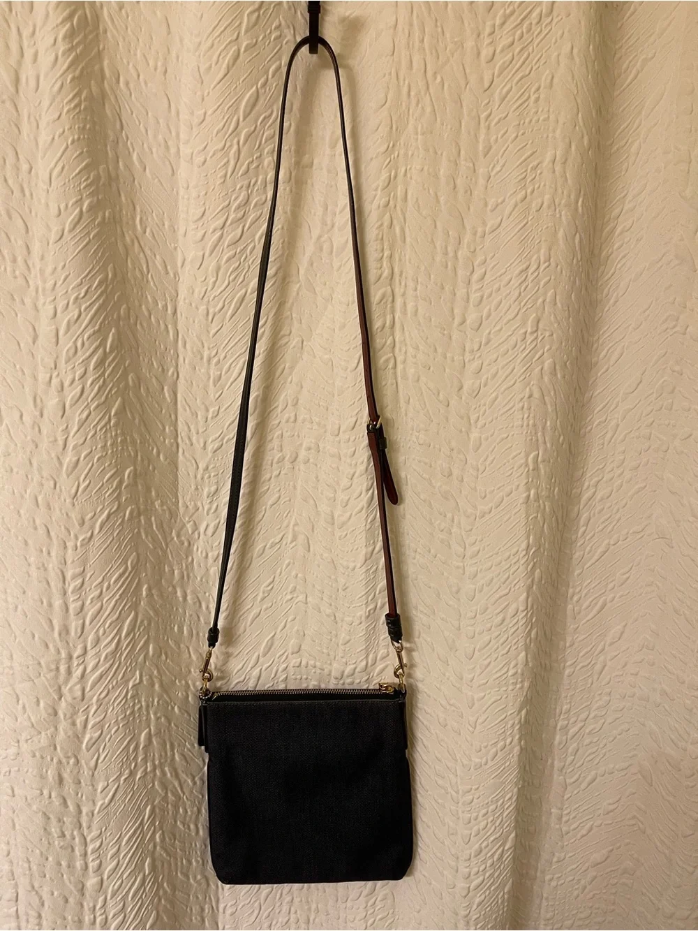 Coach New York Kitt Messenger Denim Crossbody Bag - NWOT **